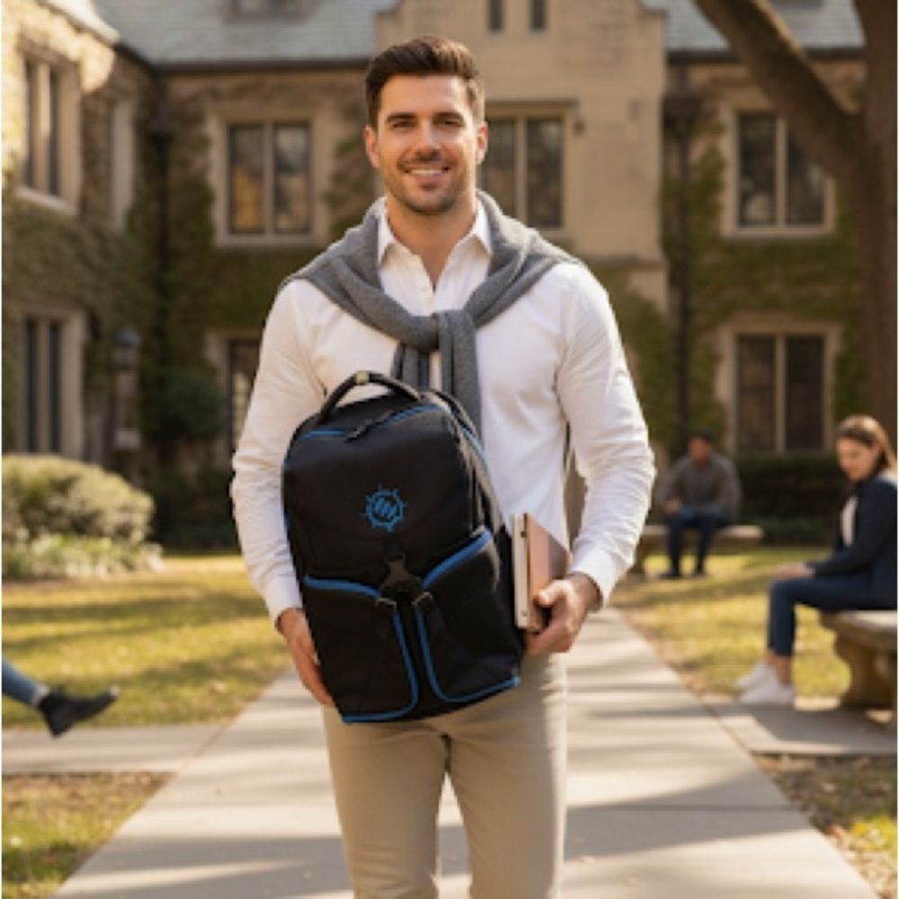 ENHANCE Universal Gaming Backpack Laptop Console VR Travel Bag PS4 Xbox Durable - Picture 2 of 5